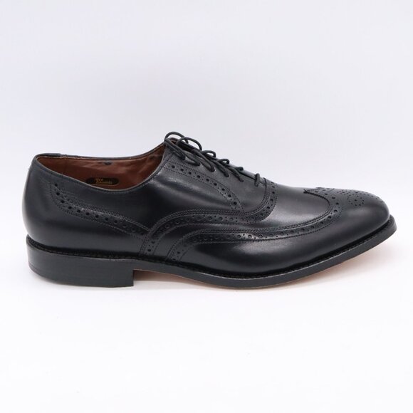 Allen Edmonds Chester Wingtip Oxford Black Leather Dress Shoes Sz 9.5 C (narrow) main image 11